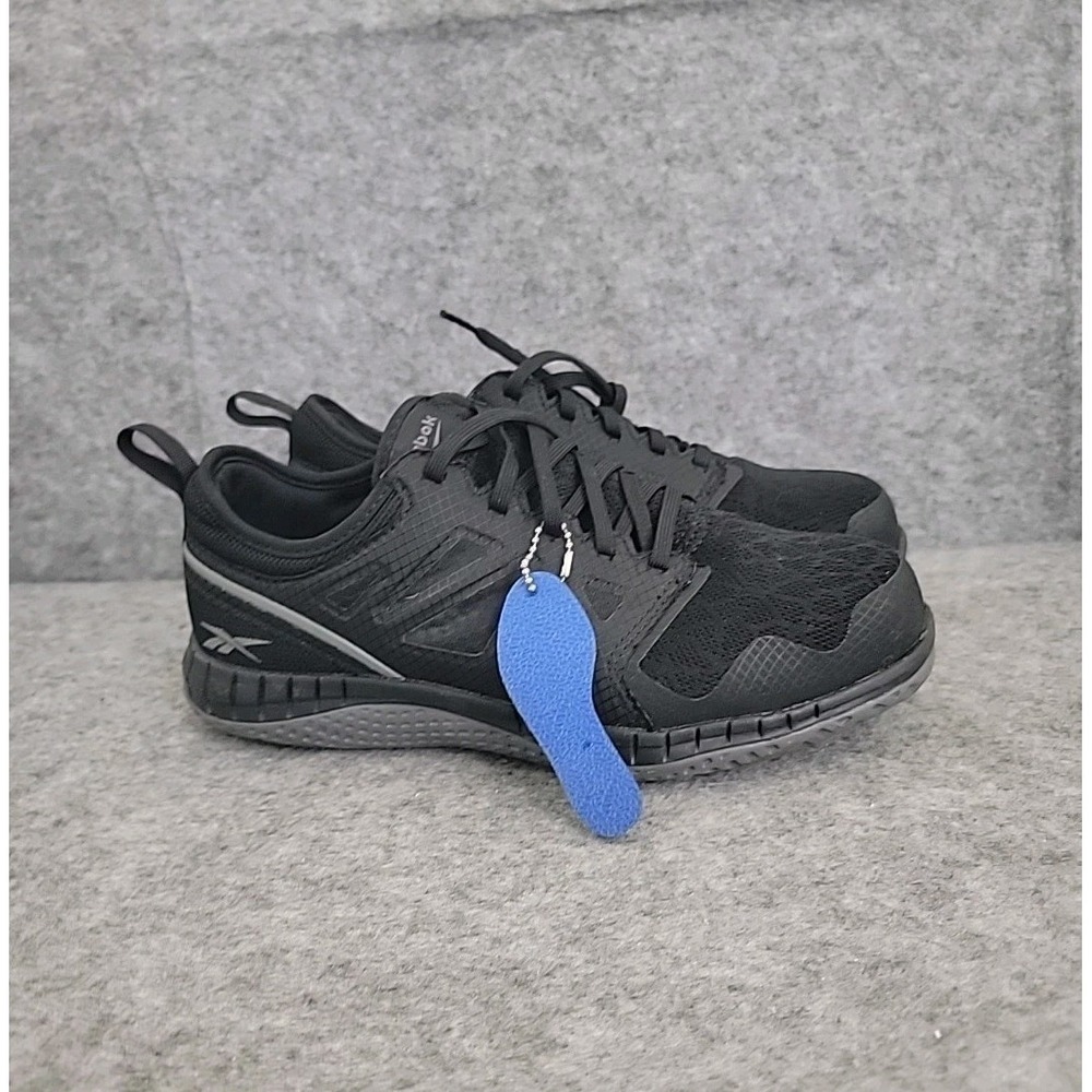 Reebok Fusion Flexweave Work RB4310 Womens Size 8 Black EH SD Safety Shoes